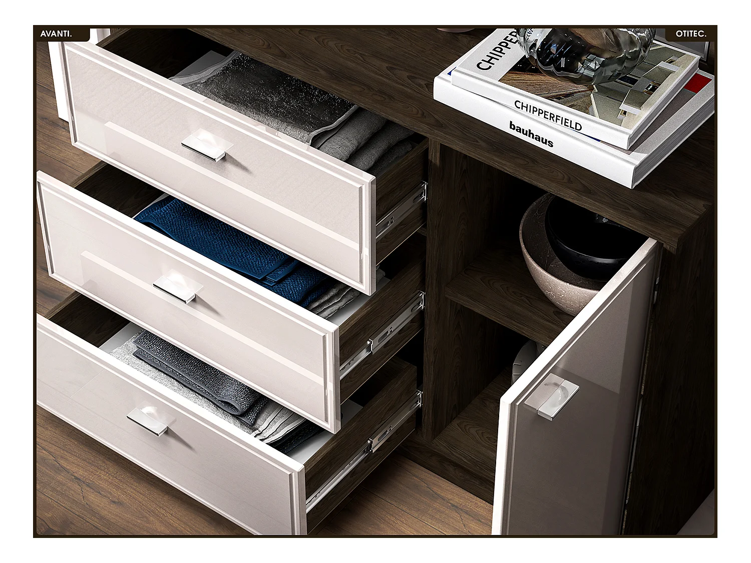 Commode - L.117 x H.85 x P.40 cm - AVANTI