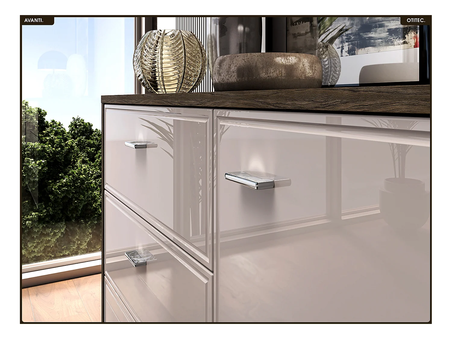 Commode - L.117 x H.85 x P.40 cm - AVANTI