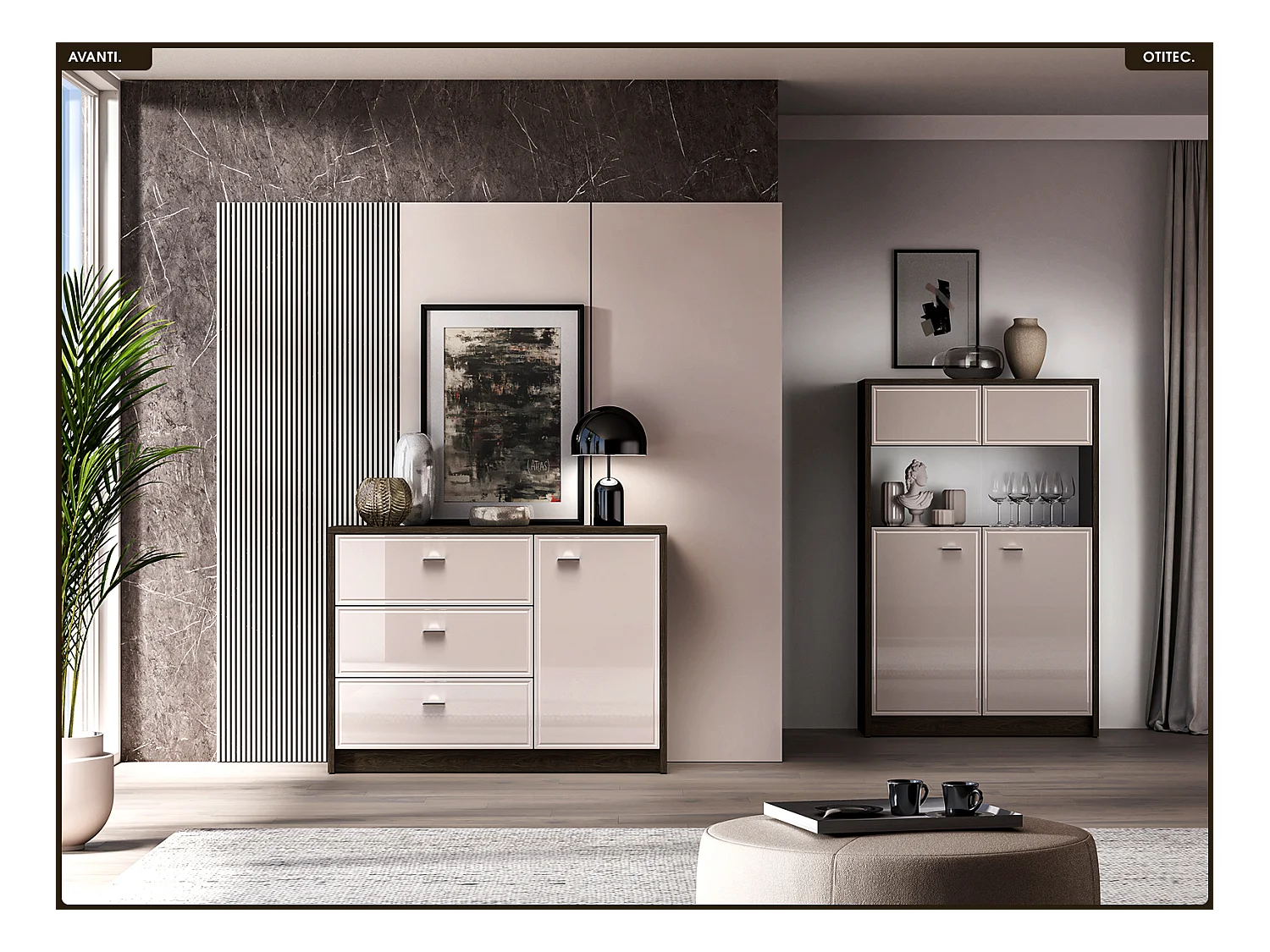 Commode - L.117 x H.85 x P.40 cm - AVANTI