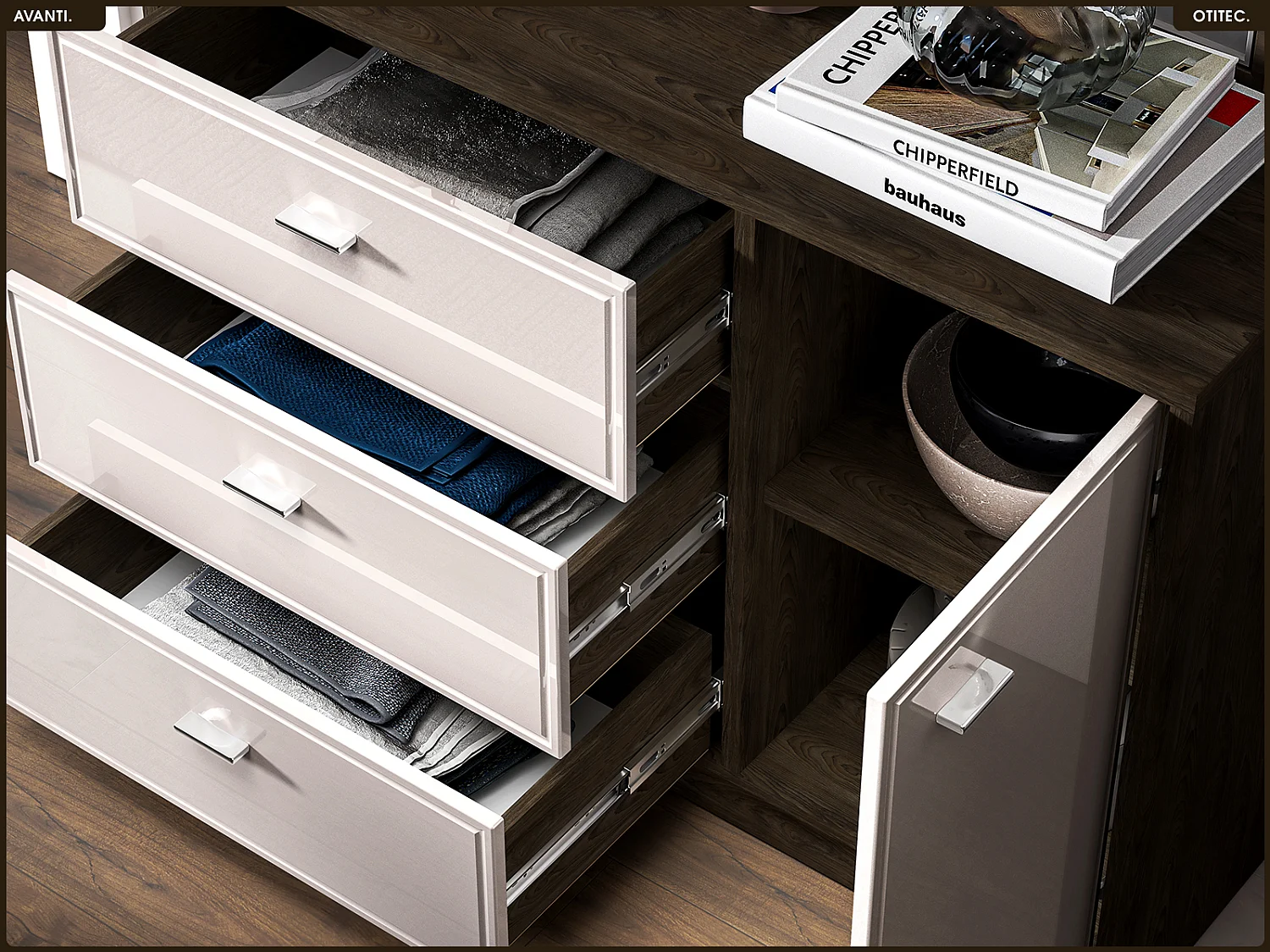 Commode - L.117 x H.85 x P.40 cm - AVANTI