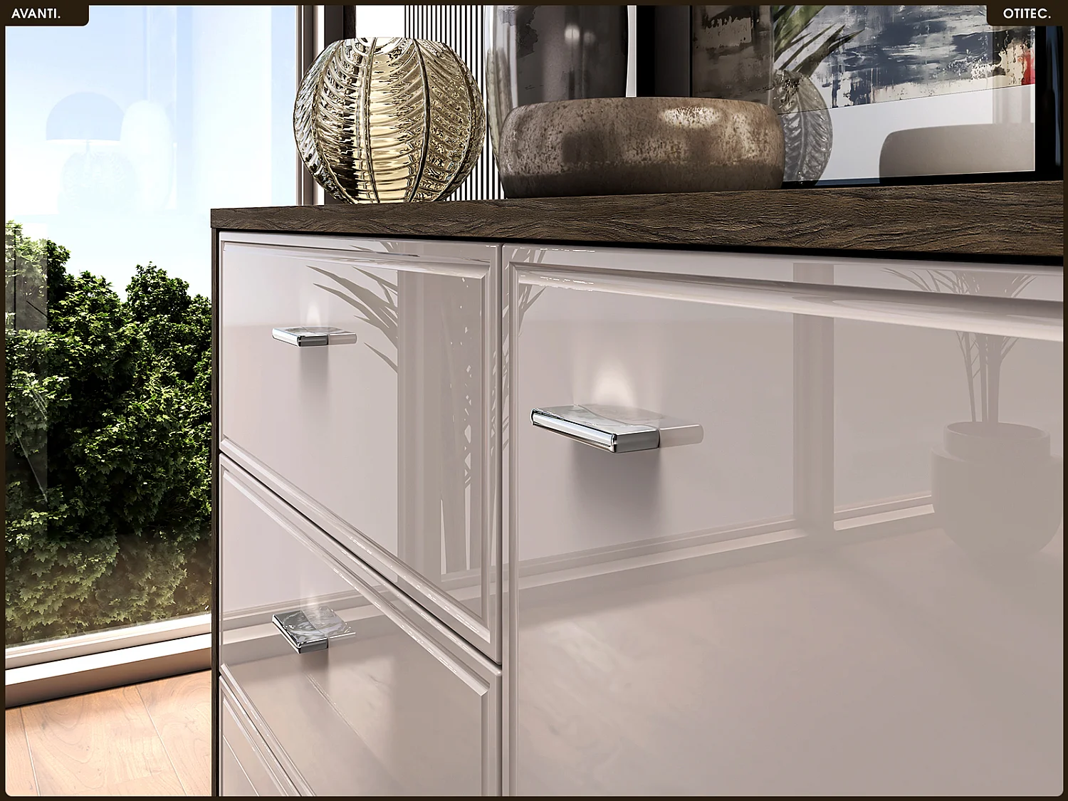 Commode - L.117 x H.85 x P.40 cm - AVANTI