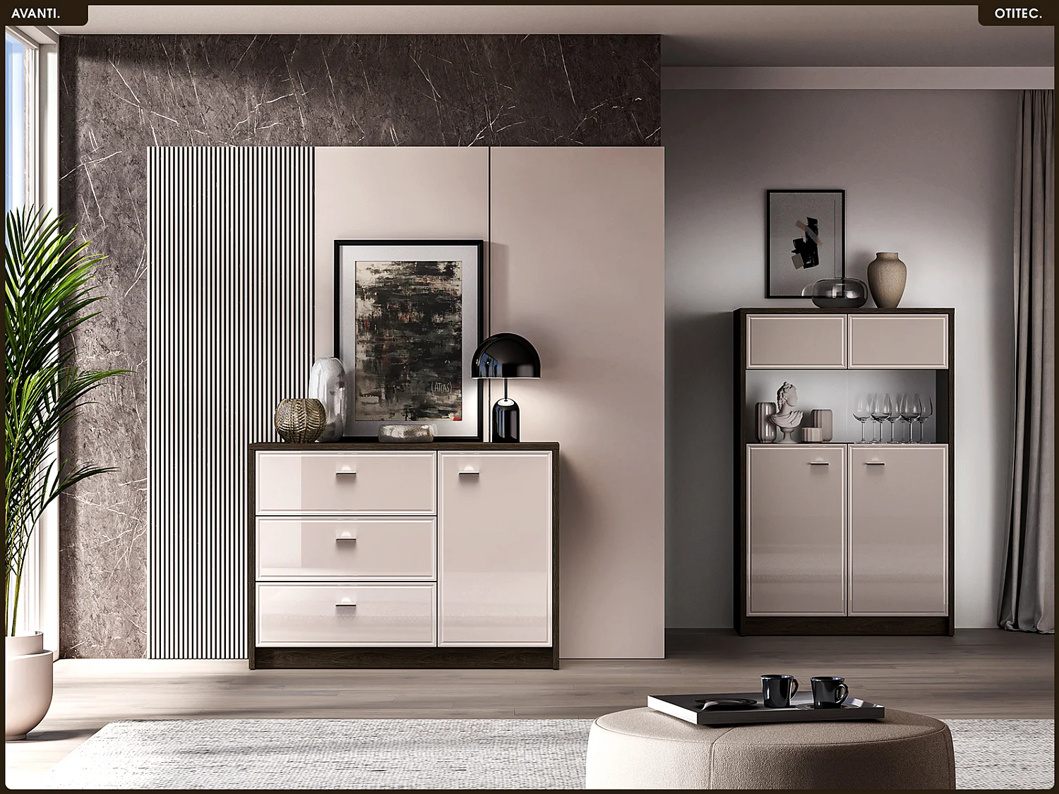 Commode - L.117 x H.85 x P.40 cm - AVANTI