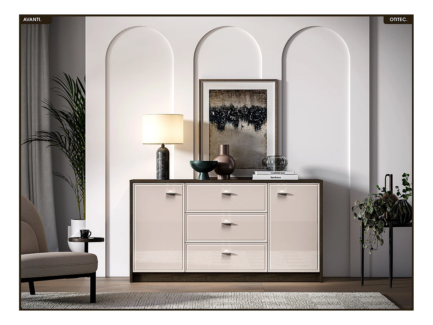 Commode - L.160 x H.85 x P.40 cm - AVANTI