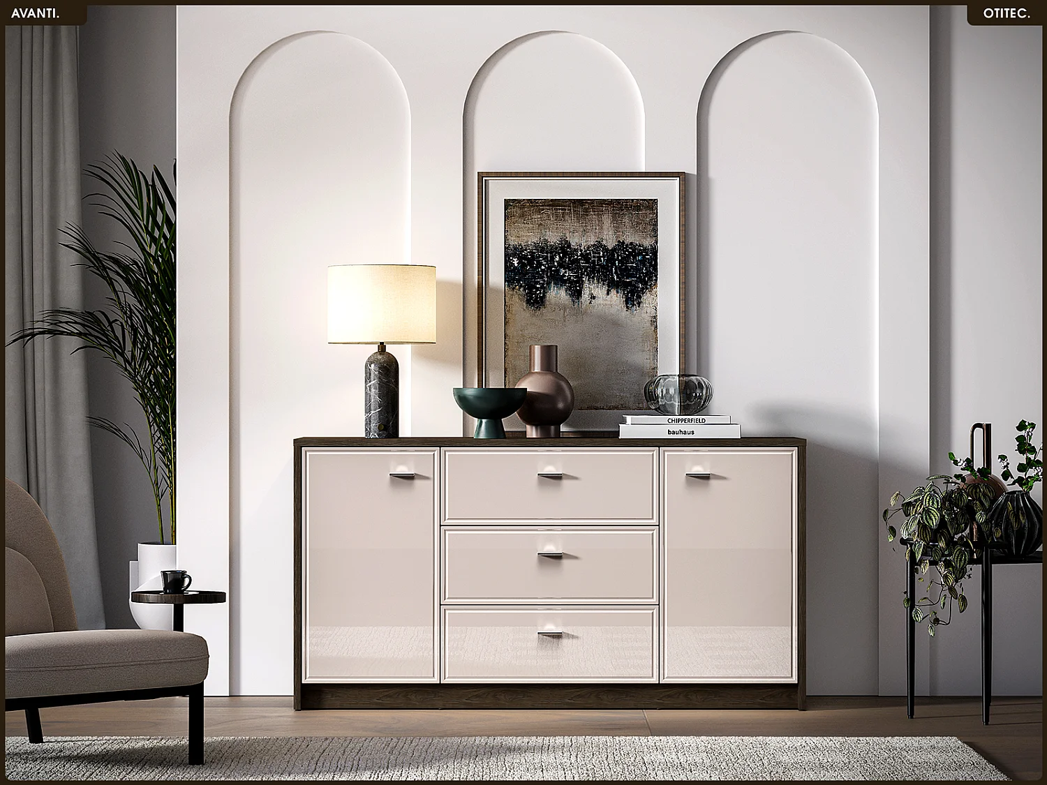 Commode - L.160 x H.85 x P.40 cm - AVANTI