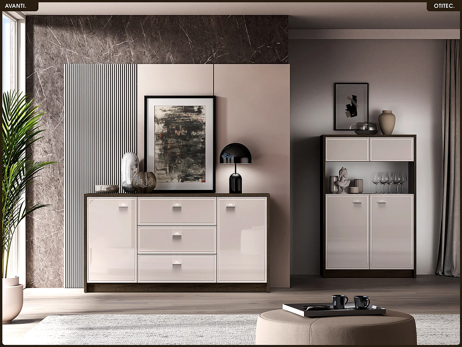 Commode - L.160 x H.85 x P.40 cm - AVANTI