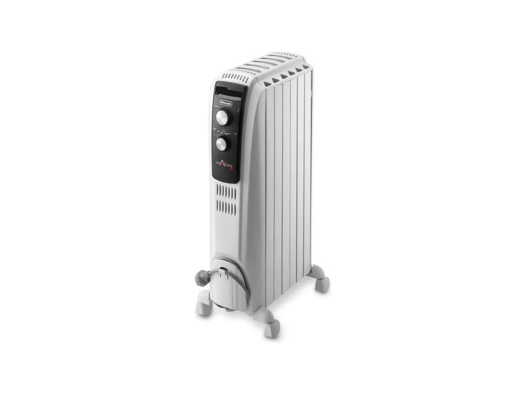 Radiateur bain d'huille Dragon4 DELONGHI - 1500W - 3 allures de chauffe - Technologie Real Energy - Effet cheminée