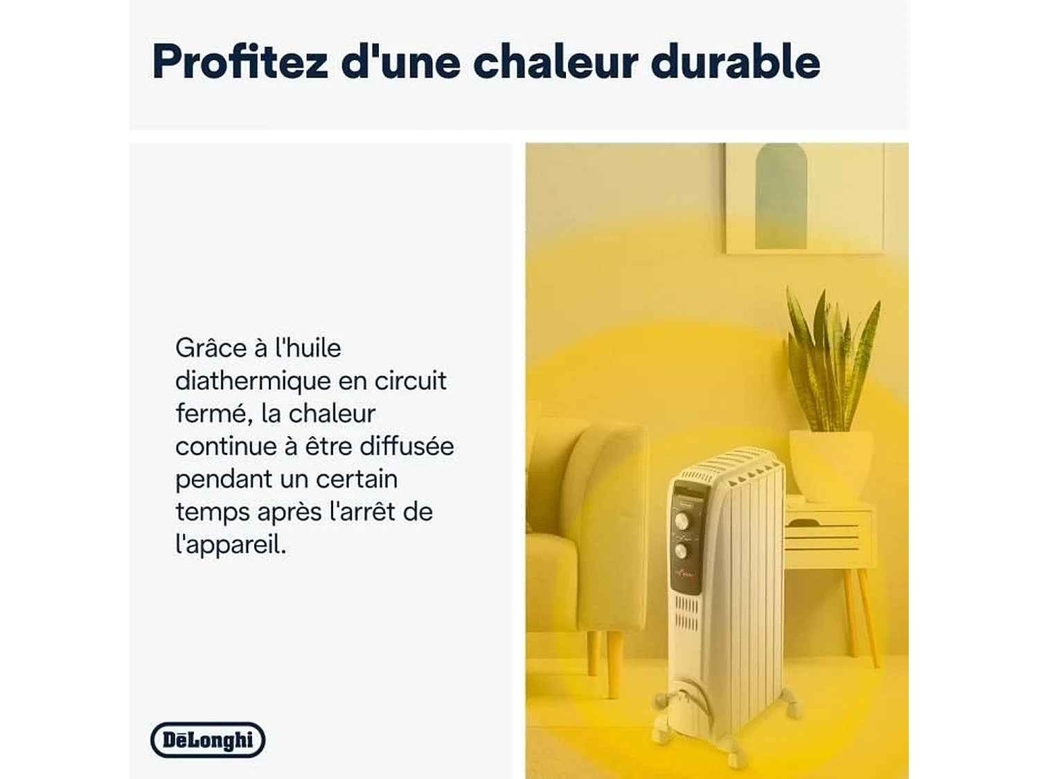 Olieradiator Dragon4 DELONGHI 1500W Haard effect TRD40615