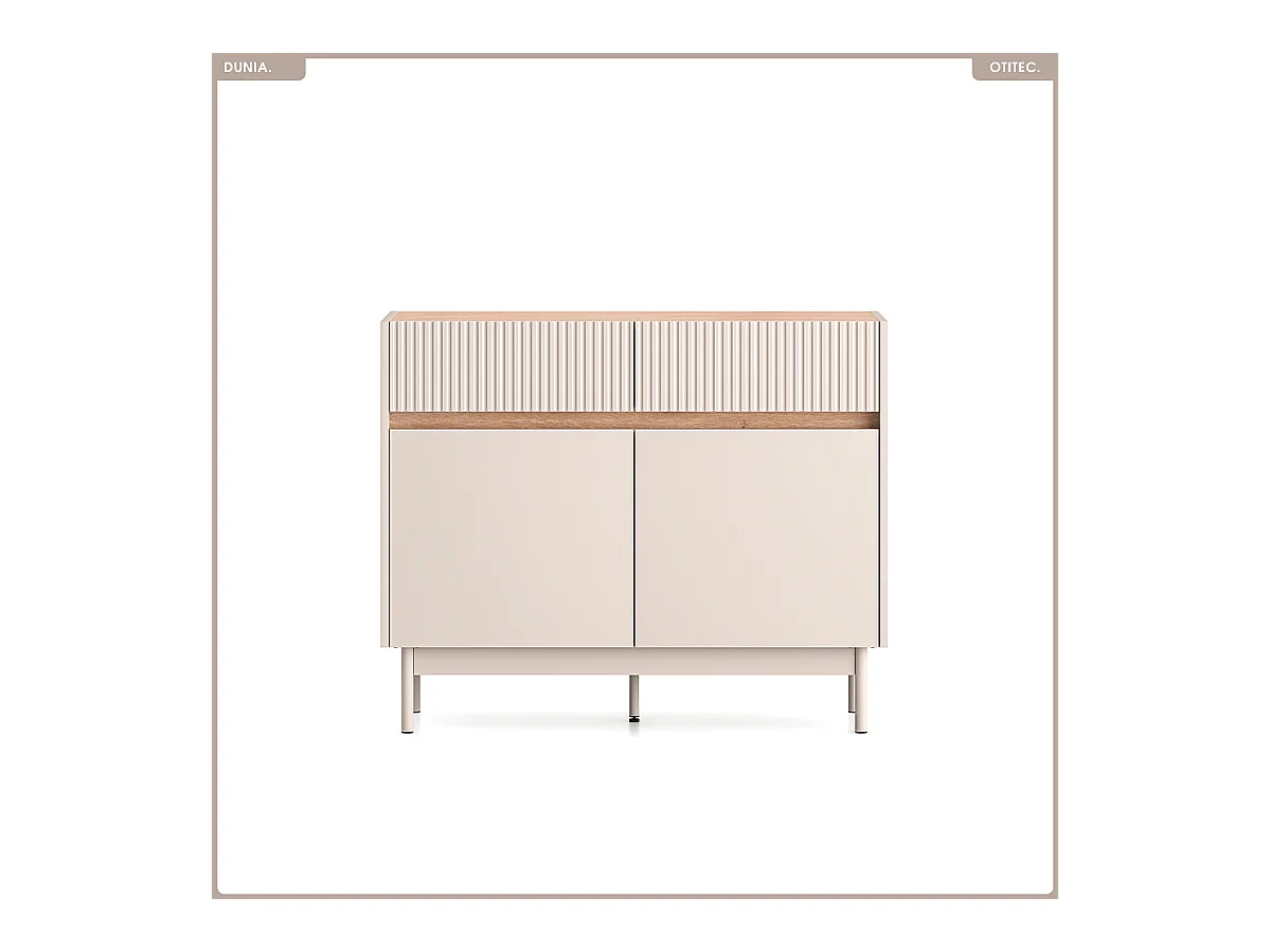 Commode - L.104 x H.85 x P.40 cm - DUNIA