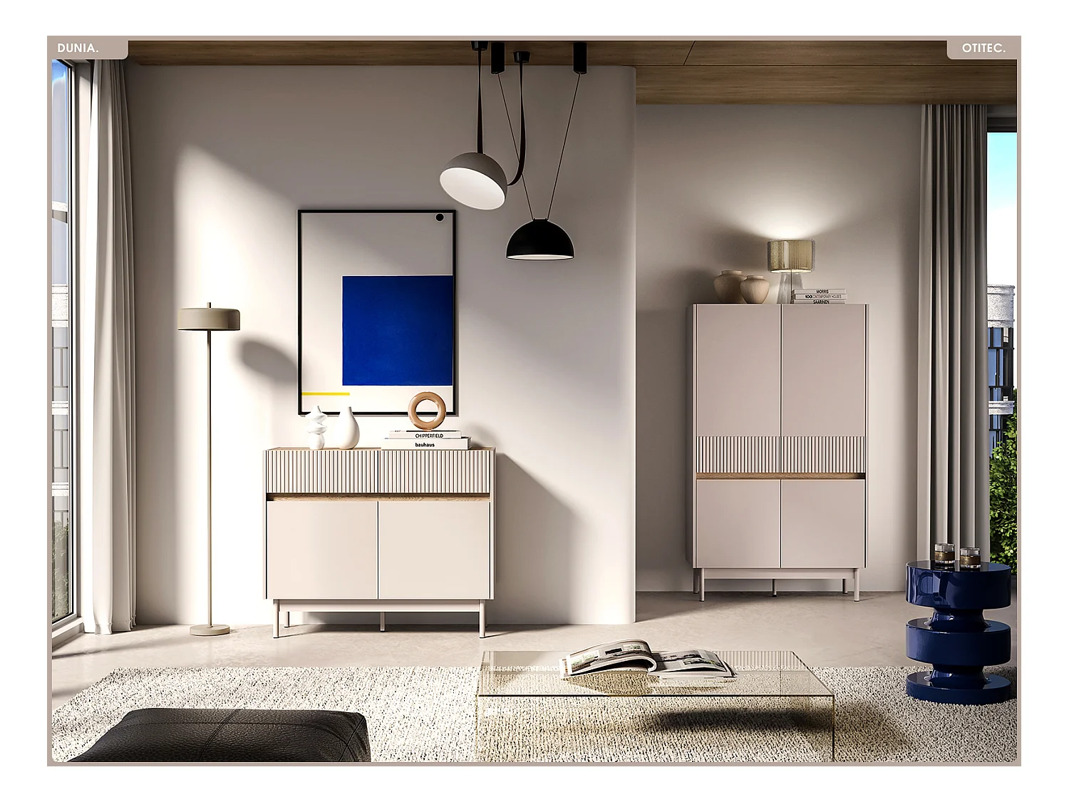 Commode - L.104 x H.85 x P.40 cm - DUNIA