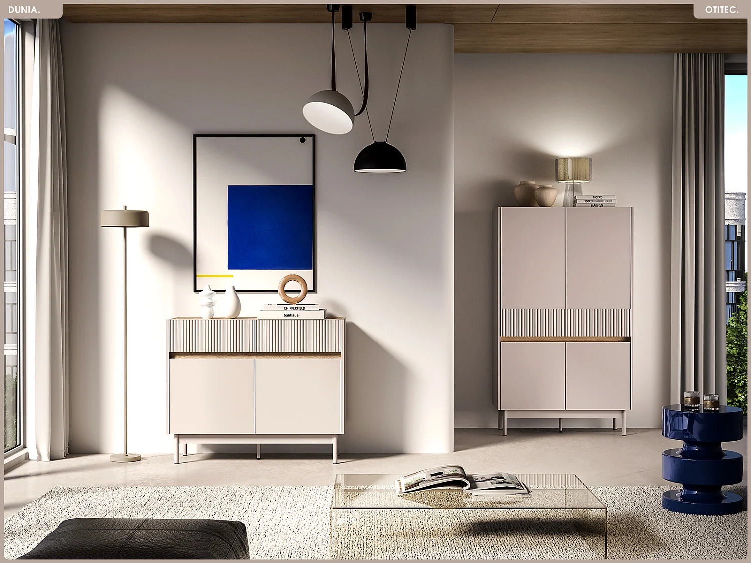 Commode - L.104 x H.85 x P.40 cm - DUNIA