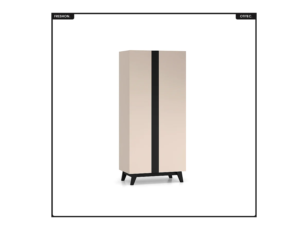Armoire - L.90 x H.200 x P.53 cm - FRESHON