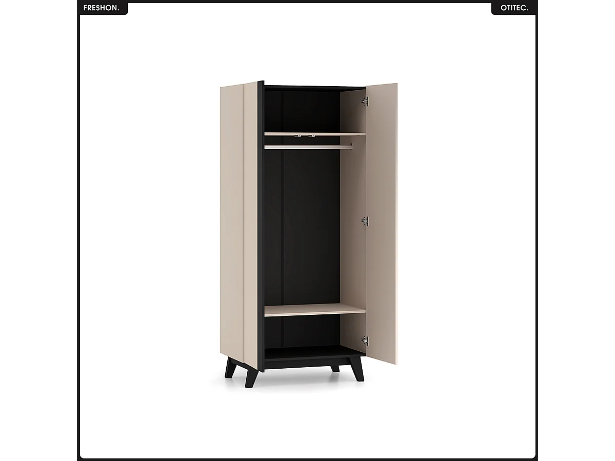 Armoire - L.90 x H.200 x P.53 cm - FRESHON