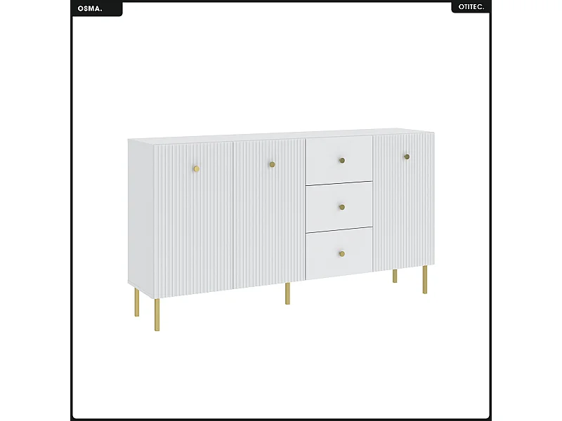 Commode - H.98 x L.179 x P.42 - OMSA - GOLD
