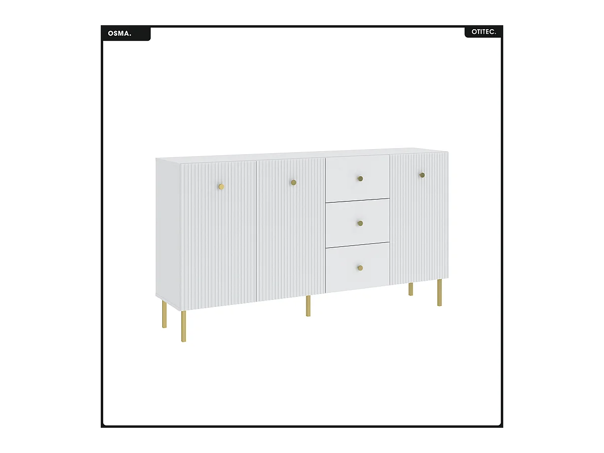 Commode - H.98 x L.179 x P.42 - OMSA - GOLD