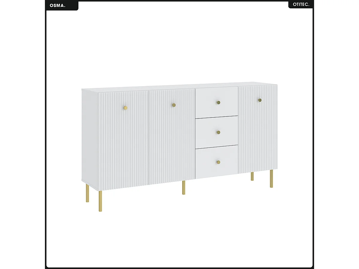 Commode - H.98 x L.179 x P.42 - OMSA - GOLD