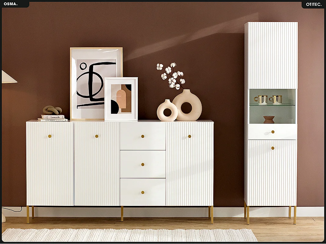 Commode - H.98 x L.179 x P.42 - OMSA - GOLD