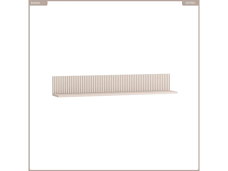 Étagère murale - L.120 x H.18 x P.20 cm - DUNIA