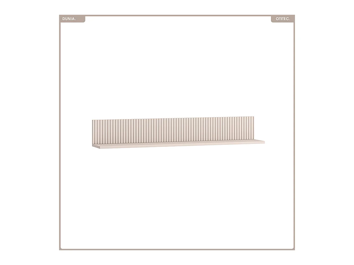 Étagère murale - L.120 x H.18 x P.20 cm - DUNIA