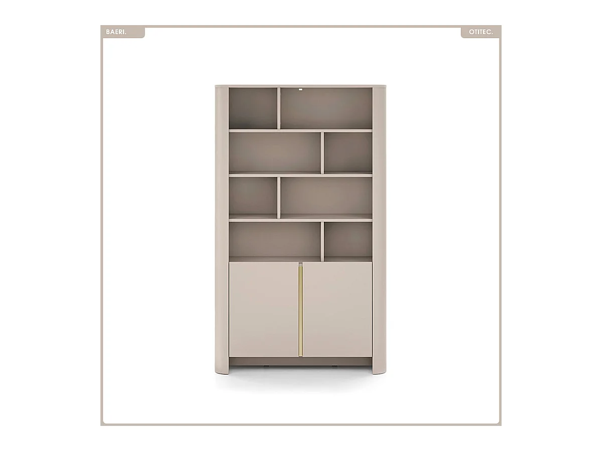 Bibliothèque - L.103 x H.170 x P.39 cm - BAERI