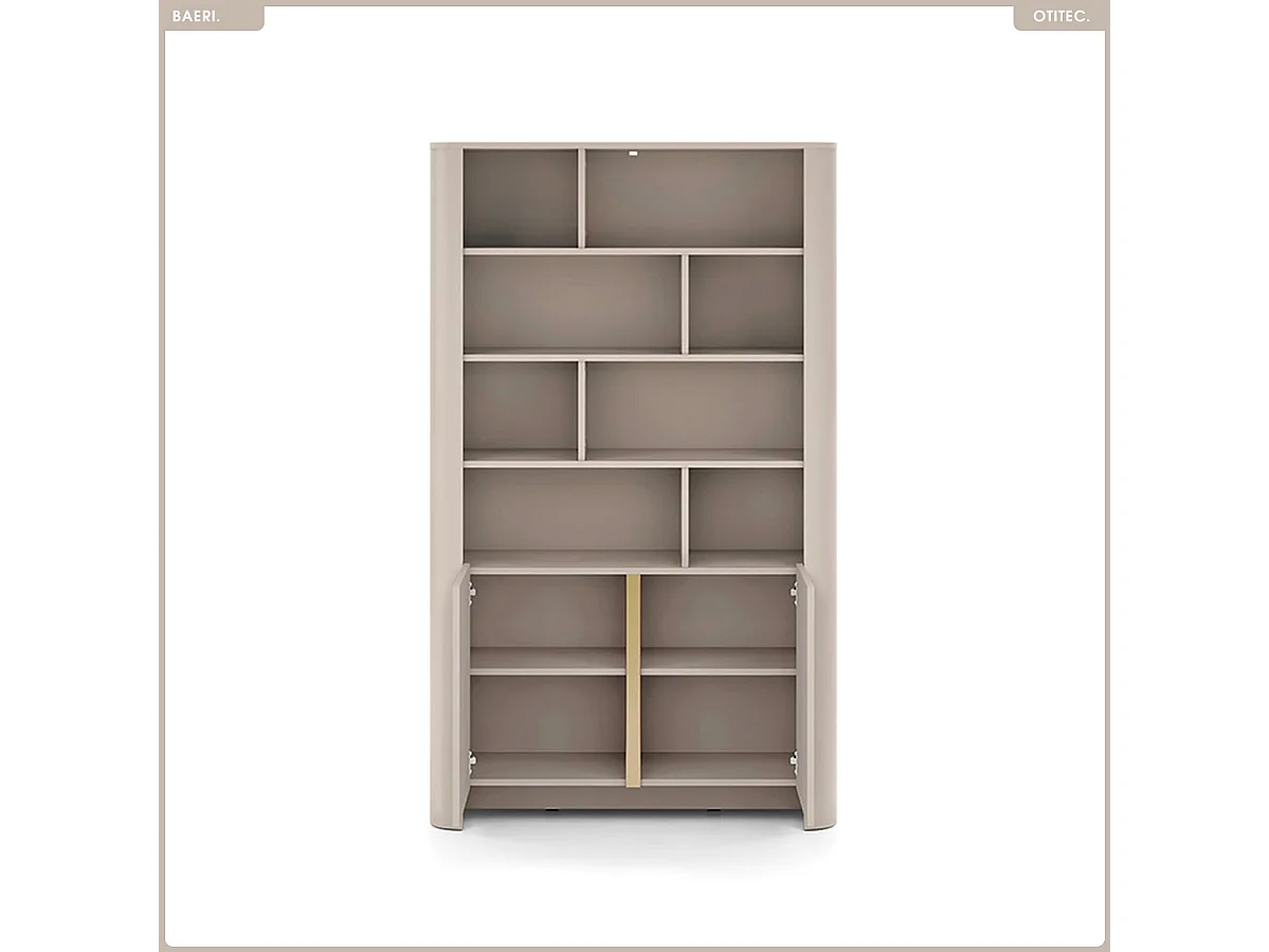 Bibliothèque - L.103 x H.170 x P.39 cm - BAERI