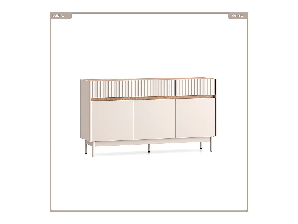 Commode - L.154 x H.85 x P.40 cm - DUNIA