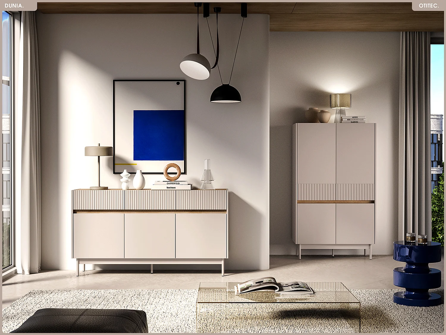 Commode - L.154 x H.85 x P.40 cm - DUNIA