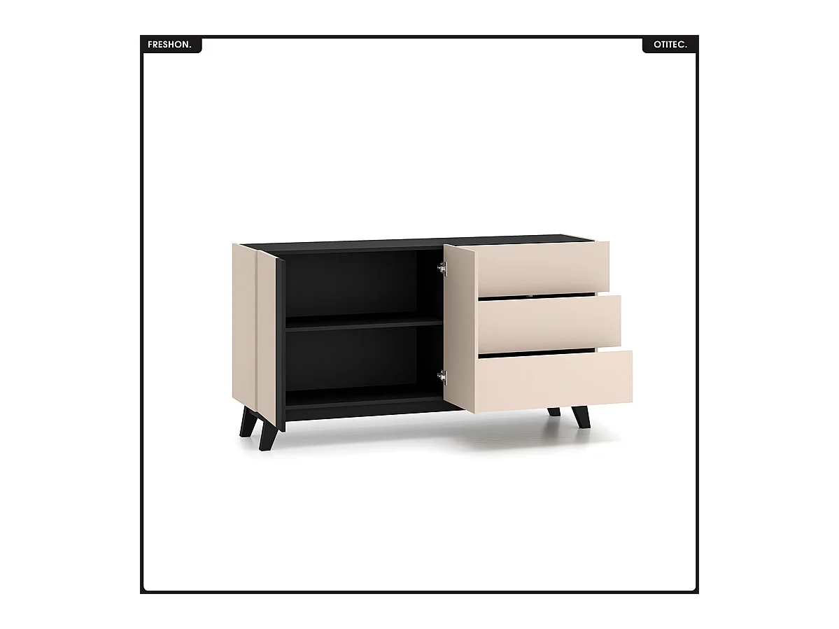 Commode - L.160 x H.85 x P.40 cm - FRESHON