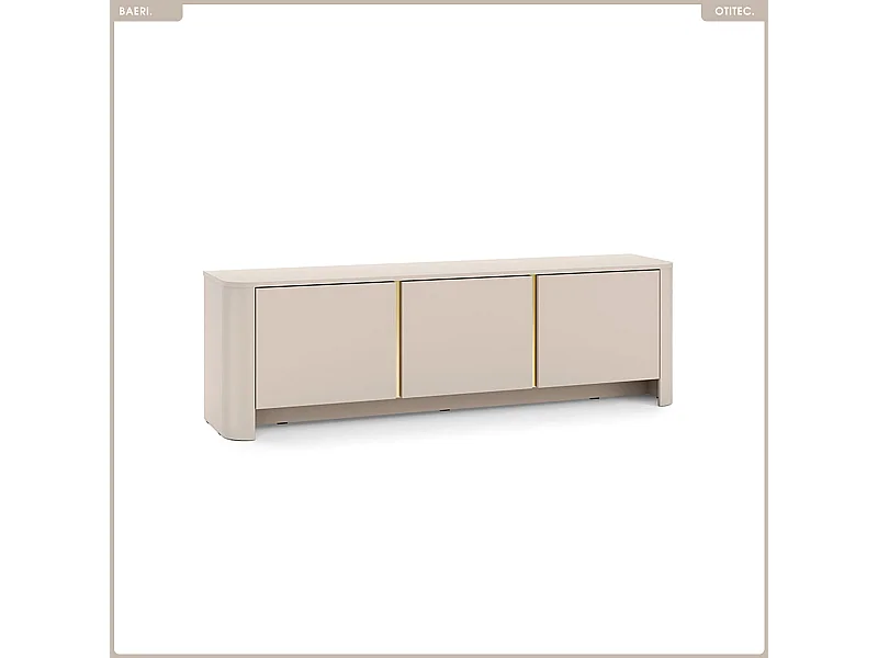 Meuble TV - L.168 x H.52 x P.39 cm - BAERI