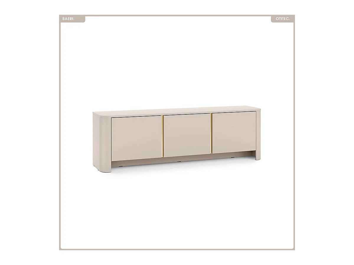 Meuble TV - L.168 x H.52 x P.39 cm - BAERI