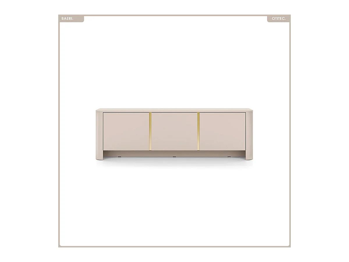 Meuble TV - L.168 x H.52 x P.39 cm - BAERI