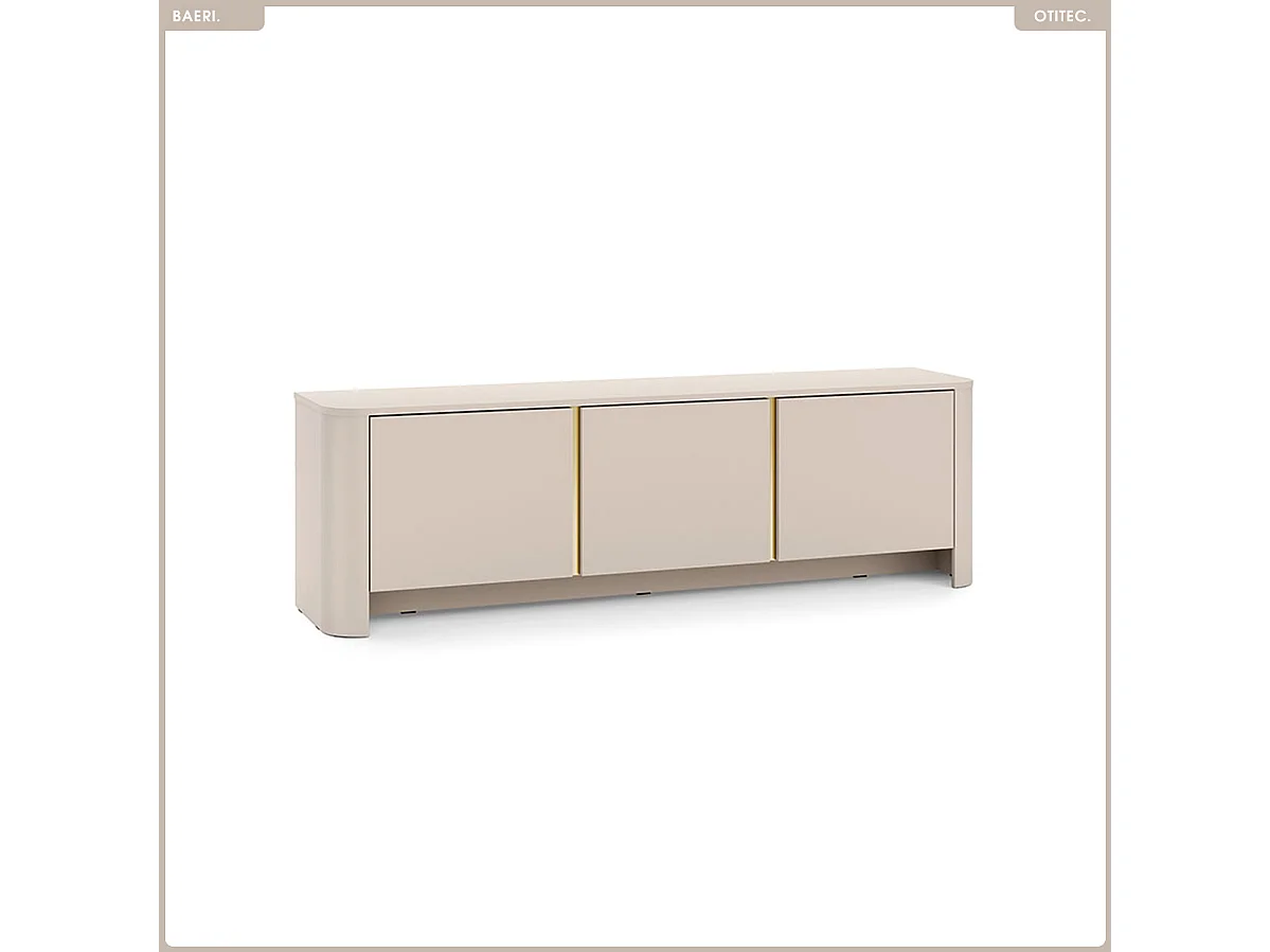 Meuble TV - L.168 x H.52 x P.39 cm - BAERI