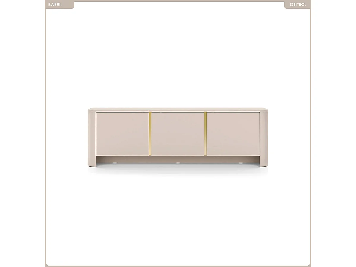 Meuble TV - L.168 x H.52 x P.39 cm - BAERI