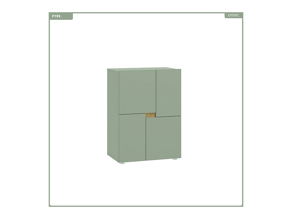 Commode - H.84 x L.60 x P.42 - PYRE - ALOE