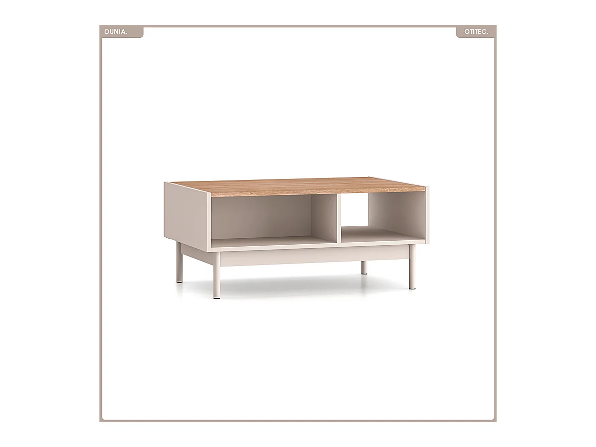 Table basse - L.90 x H.40 x P.60 cm - DUNIA