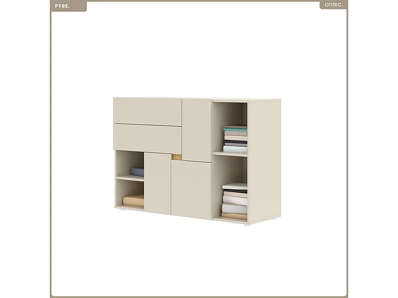 Commode - H.84 x L.120 x P.42 - PYRE - CACHEMIRE