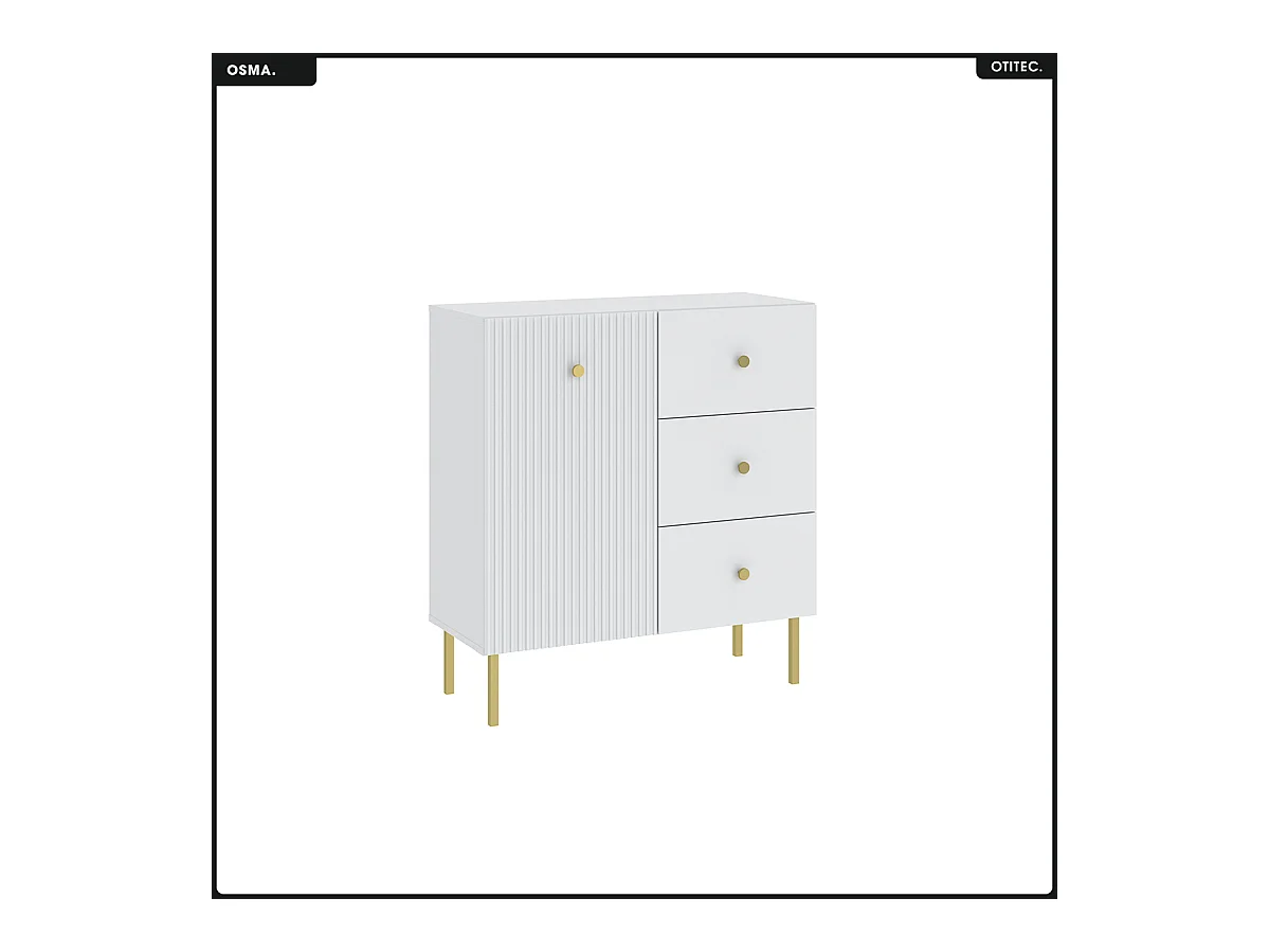 Commode - H.98 x L.91 x P.42 - OMSA - GOLD