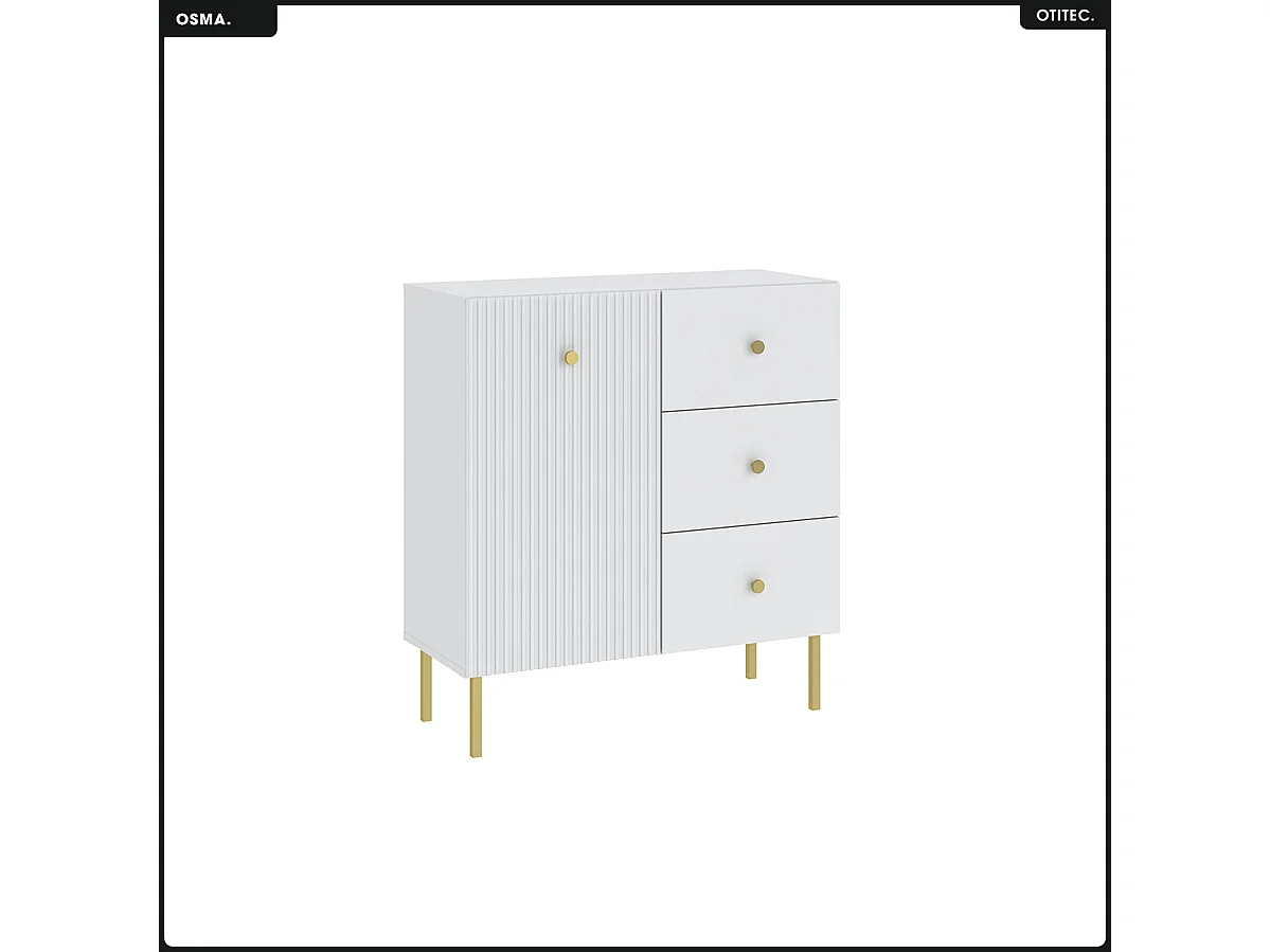 Commode - H.98 x L.91 x P.42 - OMSA - GOLD