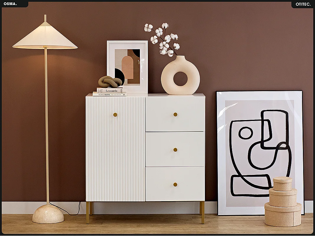 Commode - H.98 x L.91 x P.42 - OMSA - GOLD