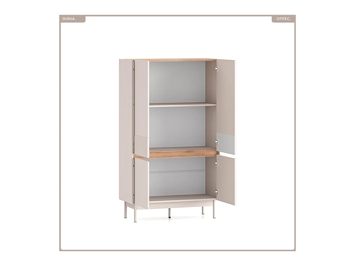 Armoire - L.92 x H.156 x P.40 cm - DUNIA