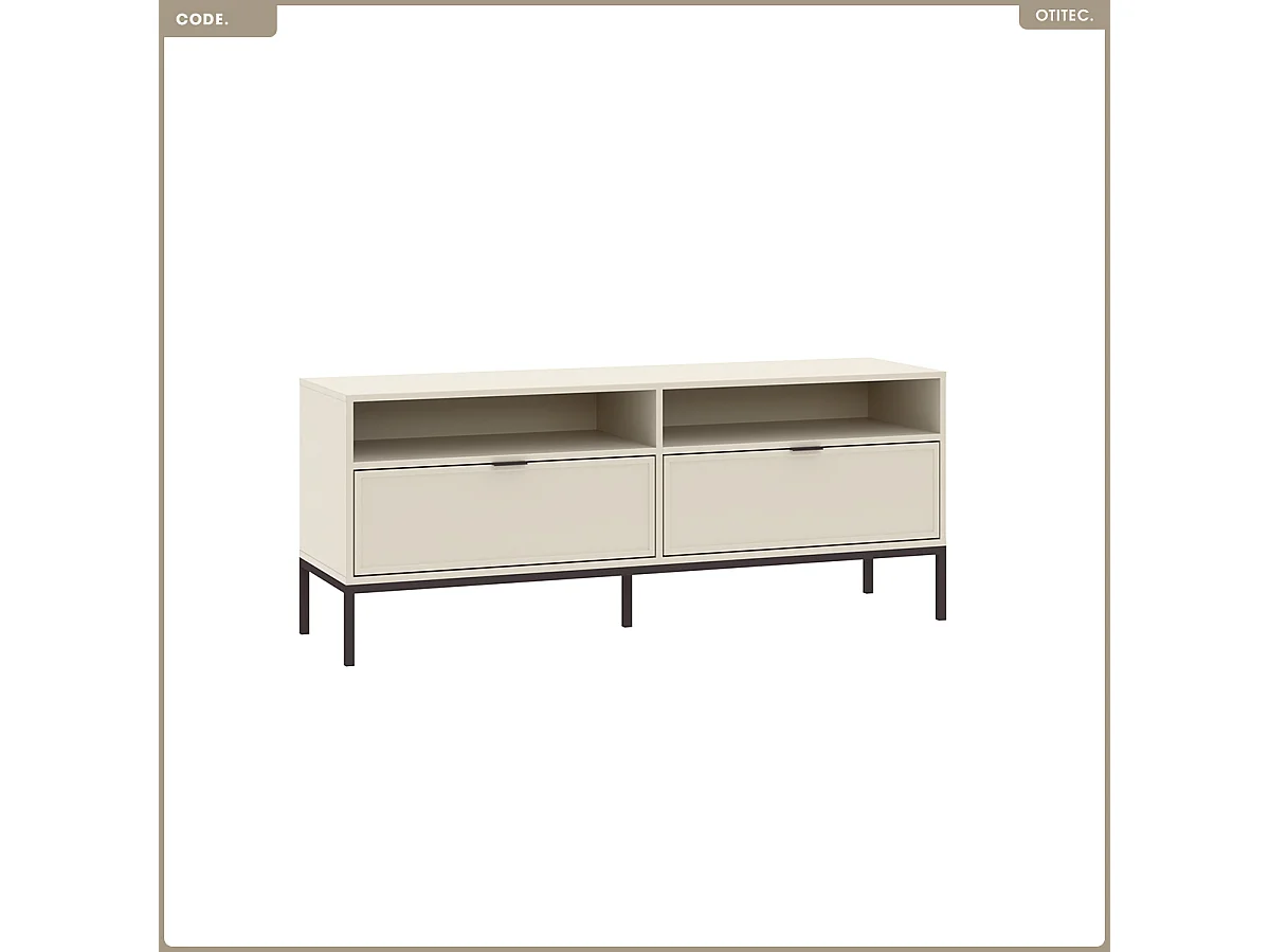 Meuble TV - H.60 x L.150 x P.40 - CODE - CACHEMIRE