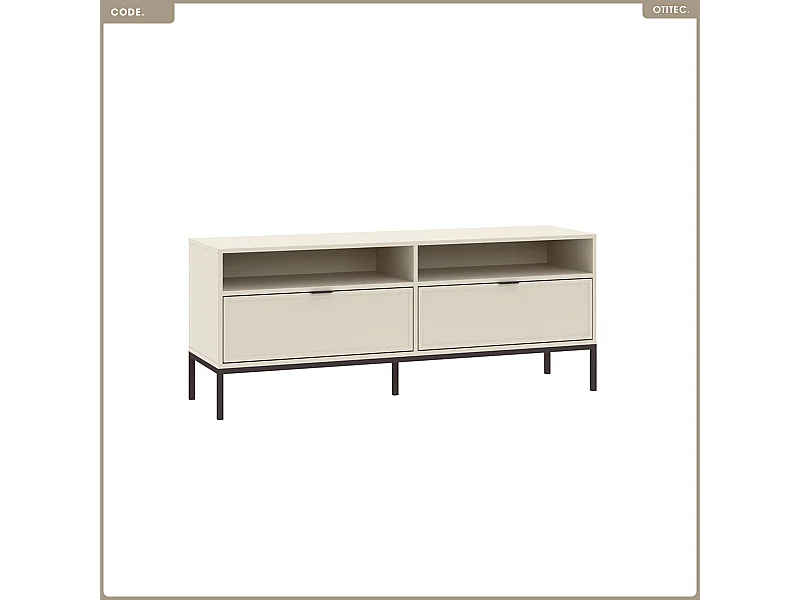 Meuble TV - H.60 x L.150 x P.40 - CODE - CACHEMIRE