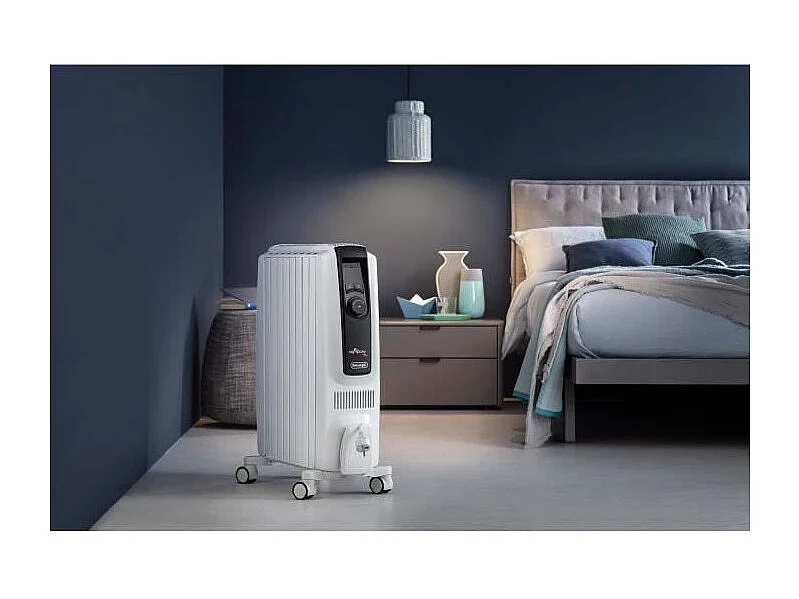 Radiateur bain d'huille Dragon4 Pro DELONGHI - 2000W - Technologie Real Energy - Fonction ECO - Thermostat ambiance et sécurit