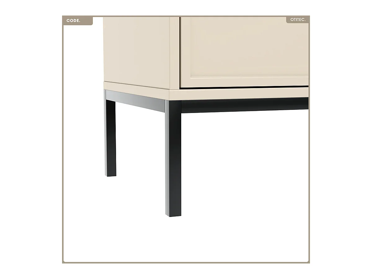 Commode - H.116 x L.150 x P.40 - CODE - CACHEMIRE