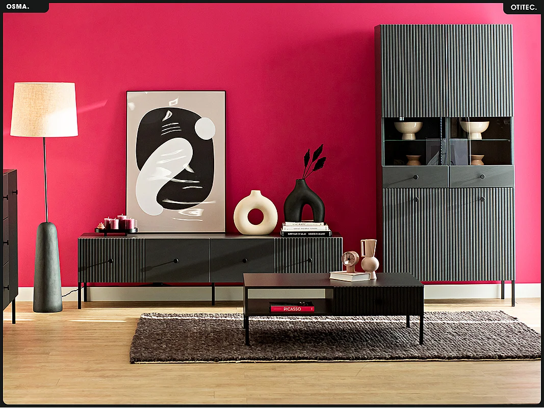 Table basse - H.35 x L.102 x P.67 - OSMA - NOIR