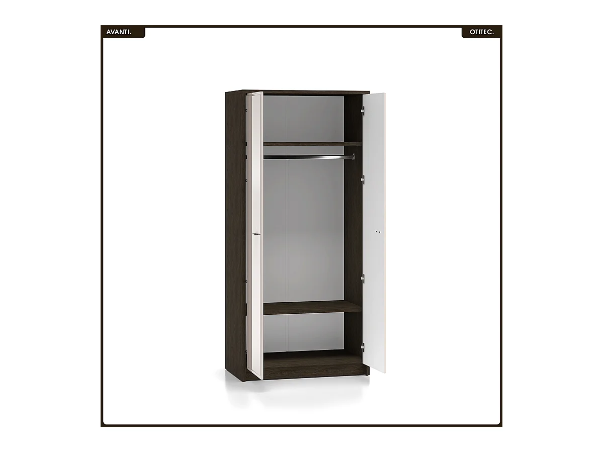 Armoire - L.89 x H.195 x P.52 cm - AVANTI
