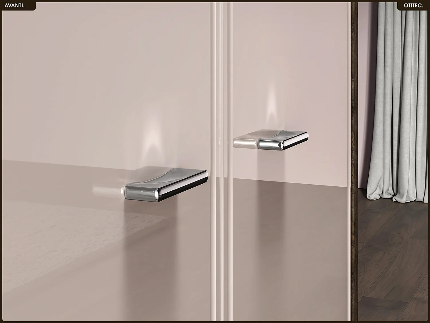 Armoire - L.89 x H.195 x P.52 cm - AVANTI