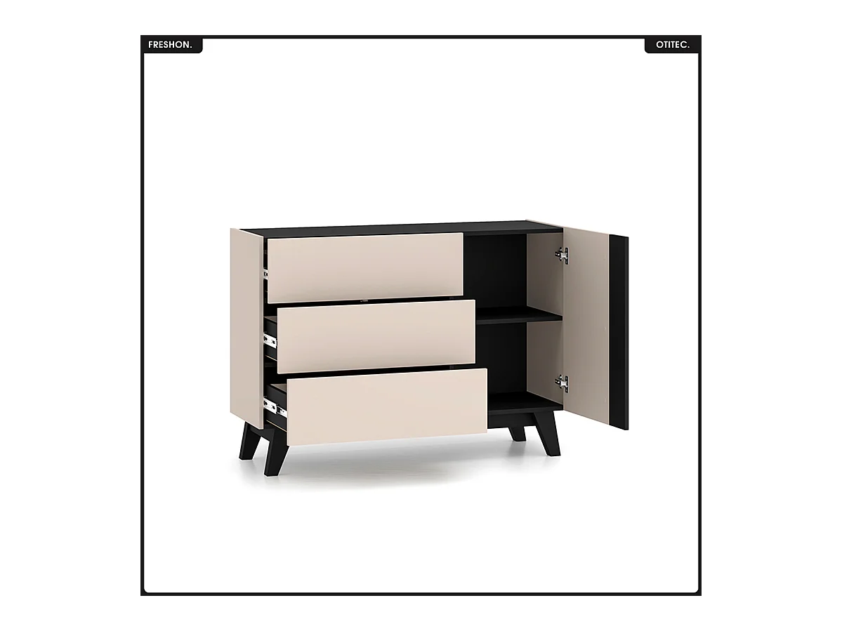 Commode - L.120 x H.85 x P.40 cm - FRESHON