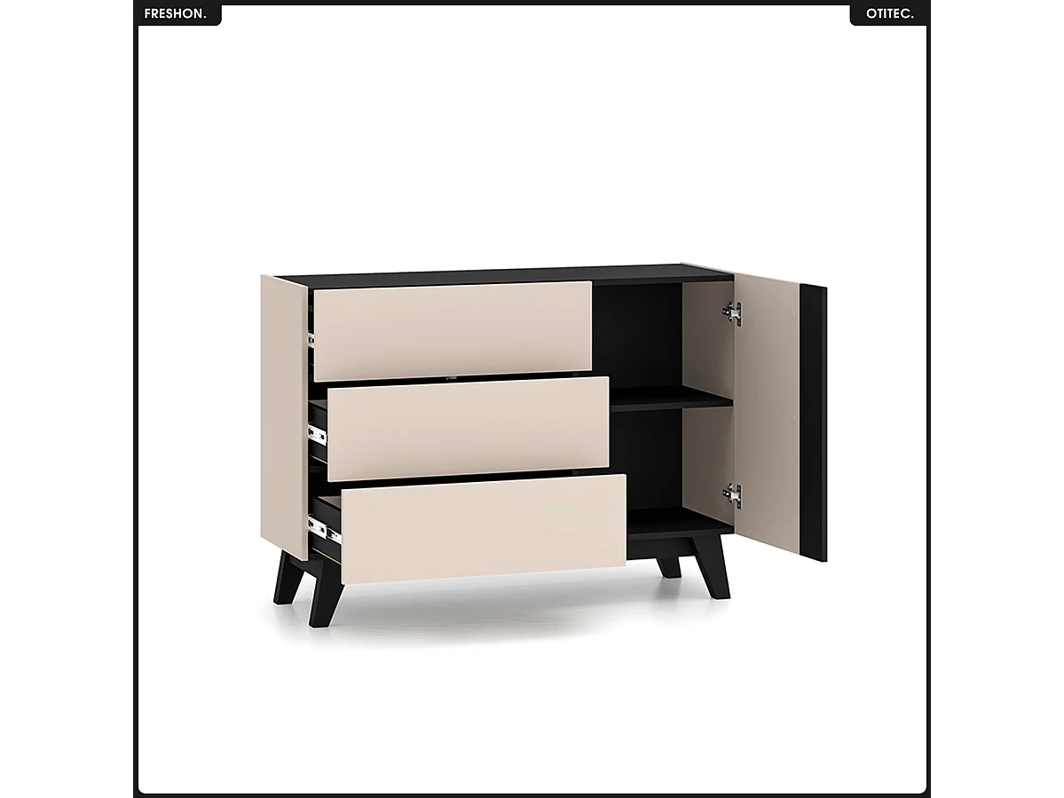 Commode - L.120 x H.85 x P.40 cm - FRESHON