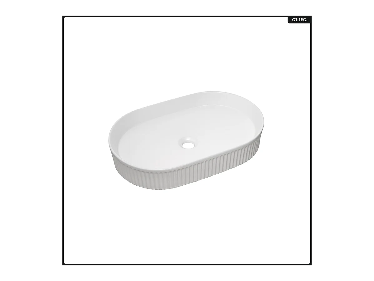 Ensemble de meubles sous vasque - 120 cm - avec Plan - Vasque - Colonne - OLIVE - Chêne