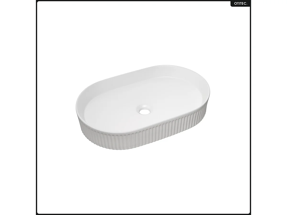 Ensemble de meubles sous vasque - 120 cm - avec Plan - Vasque - Colonne - OLIVE - Chêne